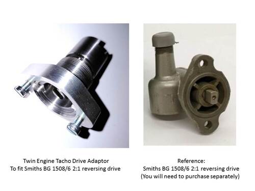 TWIN ENGINE TACHOMETER DRIVE ADAPTOR